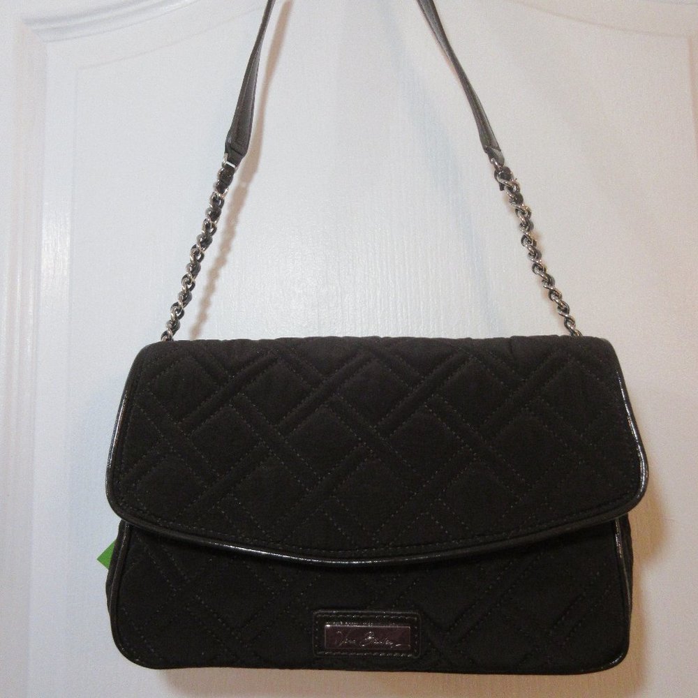 Vera Bradley Chain Shoulder Bag Espresso MSRP $88 NWT